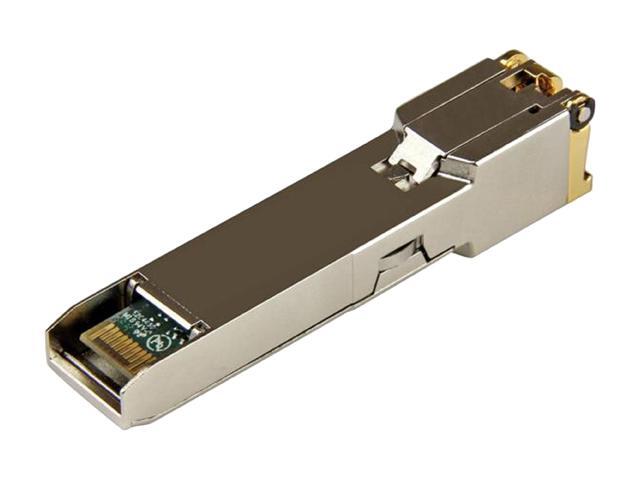 StarTech. com MSA Uncoded SFP Module, 1000BASE-TX, 1GE Gigabit Ethernet SFP SFP to RJ45 Cat6/Cat5e, 100m