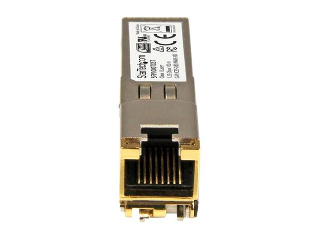 StarTech. com MSA Uncoded SFP Module, 1000BASE-TX, 1GE Gigabit Ethernet SFP SFP to RJ45 Cat6/Cat5e, 100m