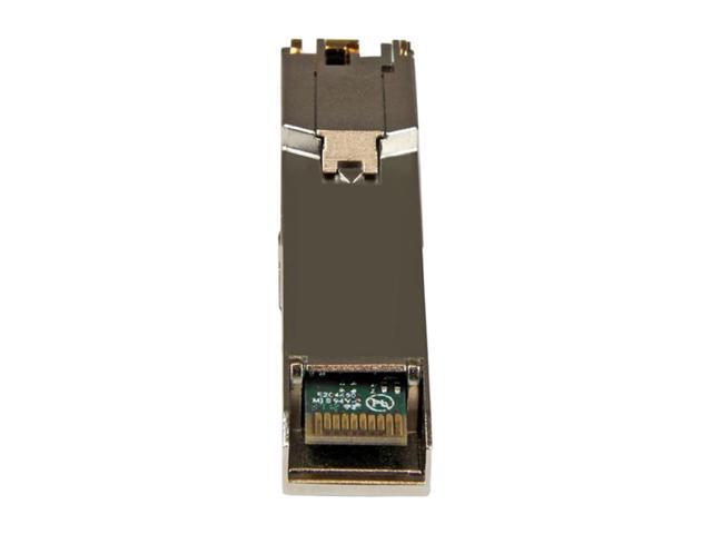 StarTech. com MSA Uncoded SFP Module, 1000BASE-TX, 1GE Gigabit Ethernet SFP SFP to RJ45 Cat6/Cat5e, 100m