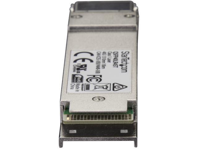 StarTech. com MSA Uncoded QSFP+ Module - 40GBASE-LR4 - 40GbE Single Mode Fiber (SMF) Optic Transceiver QSFP40LR4ST