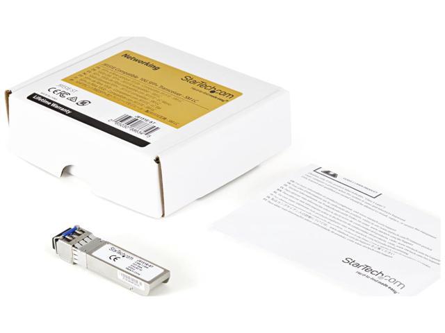 StarTech. com HPE J9151E Compatible SFP+ Module - 10GBASE-LR - 10GE Gigabit Ethernet SFP+ 10GbE Single Mode Fiber Optic Transceiver - 10km