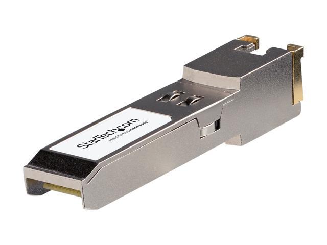 StarTech. com HPE JL563A Compatible SFP+ Module - 10GBASE-T - 10GE Gigabit Ethernet SFP+ to RJ45 Cat6/Cat5e - 30m