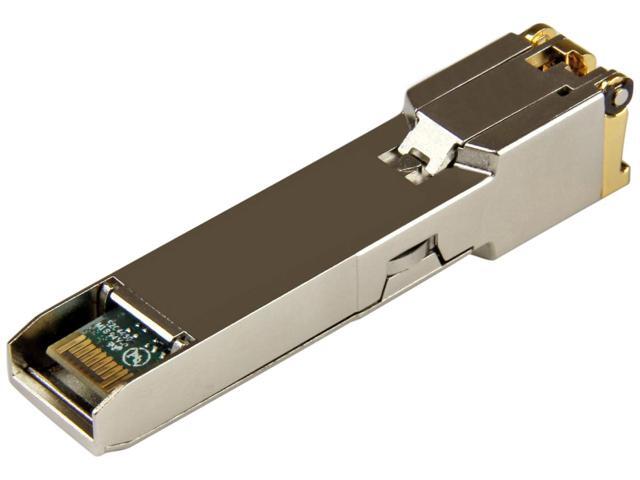 StarTech. com Arista Networks SFP-1G-T Compatible SFP Module, 1000BASE-T 1GE Gigabit Ethernet SFP to RJ45 Cat6/Cat5e Transceiver, 100m
