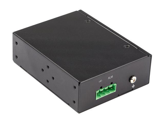 StarTech. com PoE+ Industrial Fiber to Ethernet Media Converter 60W - SFP to RJ45 - SM/MM Fiber to Gigabit Copper IP-30