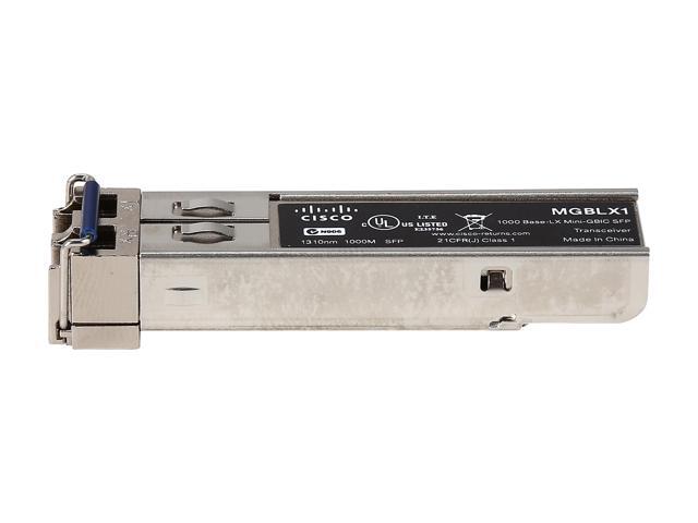 Open Box - Cisco 1000Base-LX SFP (mini-GBIC) Transceiver, 1 x 1000Base-LX