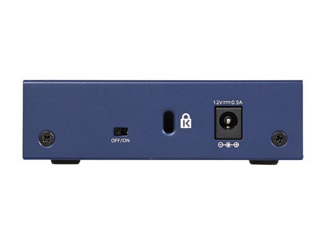 NETGEAR - 5-Port 10/100/1000 Gigabit Ethernet Unmanaged Switch - Blue - image 4