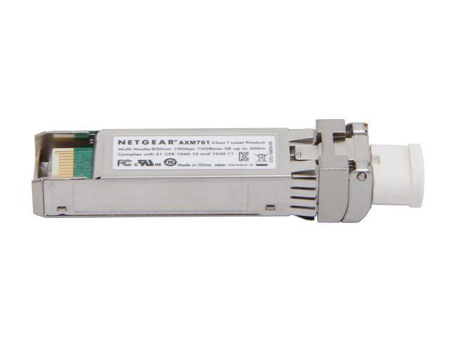 NETGEAR SFP+ Transceiver, 10GBase-SR for multimode 50/125µm OM3 or OM4 fiber AXM761
