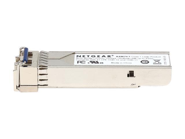 NETGEAR SFP+ Transceiver, 10GBase-LRM For multimode 62.5/125µm OM1 or OM2 fiber AXM763