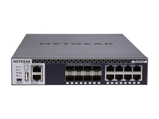 NETGEAR 8X10G, 8XSFP+ Managed Switch XSM4316S