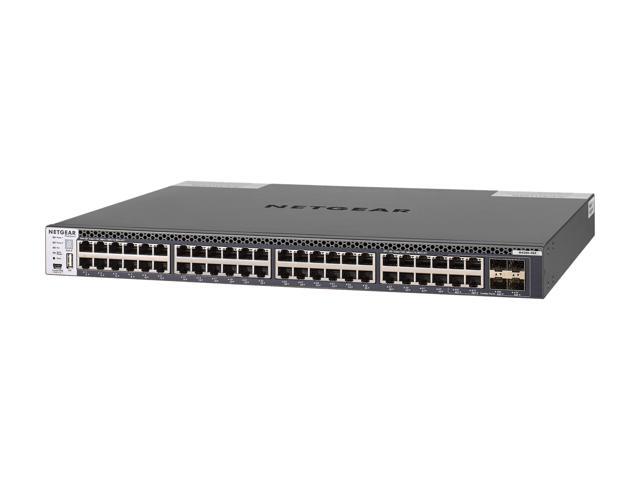 Netgear ProSafe M4300-48X 48-Port Manageable 10GBase-T, 10GBase-X Layer 3 Switch, XSM4348CS-100NES