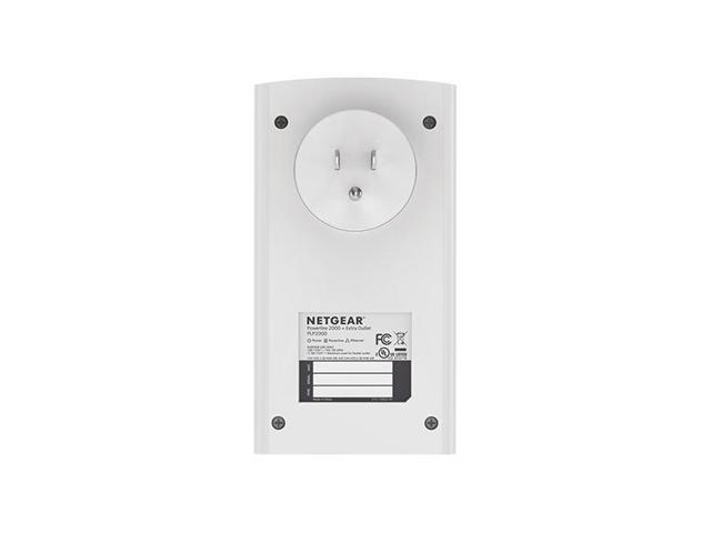 NETGEAR - Powerline 2000 + Extra Outlet - White - image 7