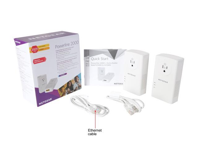 NETGEAR - Powerline 2000 + Extra Outlet - White - image 9