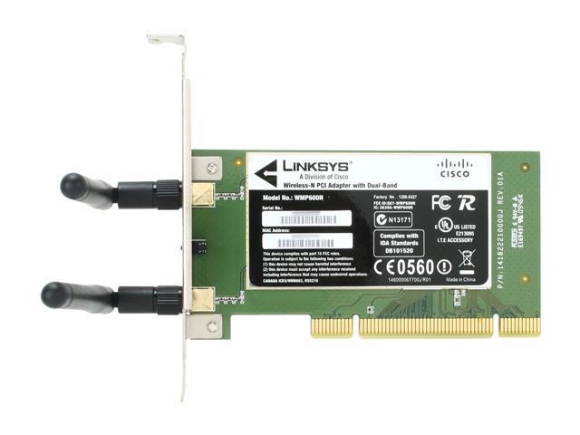 Linksys WMP600N PCI Wireless Adapter with Dual-Band