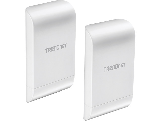 TRENDnet 10dBi Wireless N300 Outdoor PoE Pre-configured Point-to-Point Bridge Bundle Kit, TEW-740APBO2K