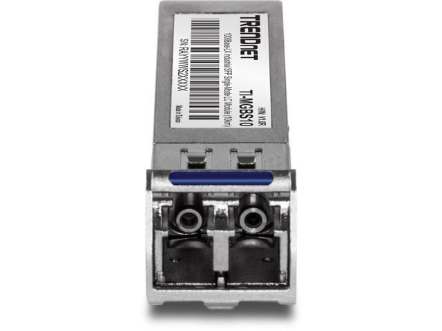 TRENDnet SFP to RJ45 Industrial Single-Mode LC Module (10km) 1000Base-LX Industrial SFP, Compliant with IEEE 802.3z Gigabit Ethernet, Data Rates of...