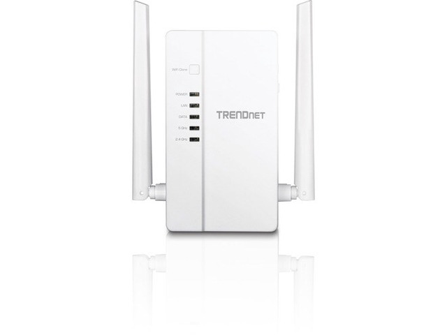 TRENDnet Wi-Fi Everywhere Powerline 1200 AV2 AC1200 Wireless Access Point, Built-in Concurrent Dual-Band, 3 x Gigabit Ports, MIMO, Beamforming,...