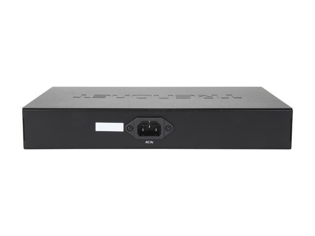 TRENDnet 20-Port Gigabit Web Smart Switch; 16 x Gigabit Ports; 4 x shared Gigabit Ports (RJ-45/SFP); VLAN; QoS; LACP; IPv6 Support; 40 Gbps...