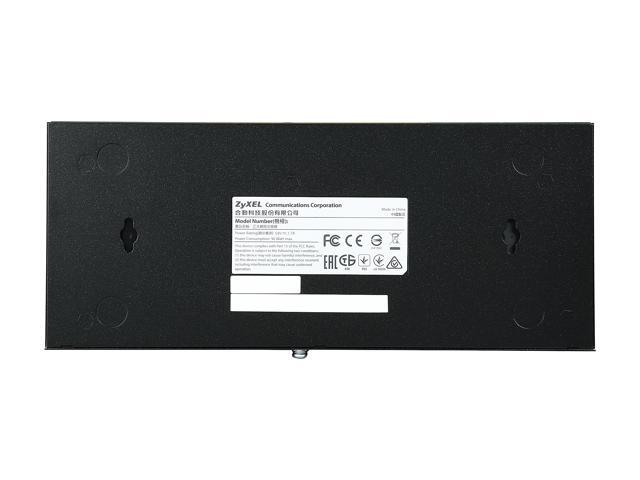 ZyXEL 8-Port Gigabit Smart Managed PoE Switch, 8 PoE+ Ports at 77W with 2 SFP Uplinks, Fanless, GS1900-10HP