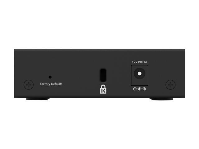 Netgear GS305E 5-Port Gigabit Ethernet SOHO Plus Easy Smart Managed Essentials Switch, GS305E-100NAS