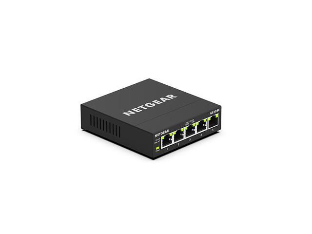 Netgear GS305E 5-Port Gigabit Ethernet SOHO Plus Easy Smart Managed Essentials Switch, GS305E-100NAS