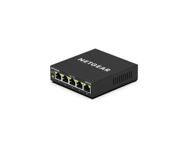 Netgear GS305E 5-Port Gigabit Ethernet SOHO Plus Easy Smart Managed Essentials Switch, GS305E-100NAS