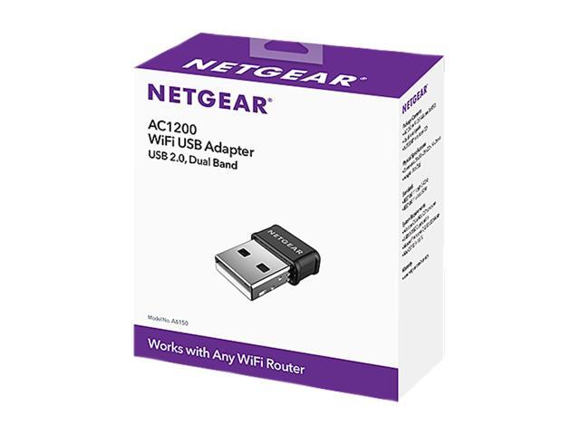 NETGEAR - Dual-Band Wireless-AC USB Network Adapter - Black - image 4