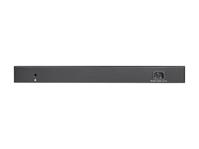 Netgear GS348PP 48-Port Gigabit Ethernet Unmanaged PoE+ Essentials Switch with 24-Ports PoE+ (380W), GS348PP-100NAS