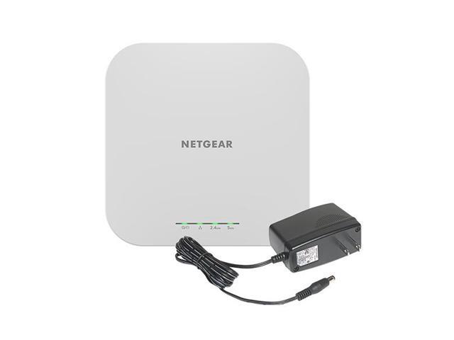 Netgear AX1800 Dual Band PoE Multi-Gig Insight Managed WiFi 6 Access Point with Power Adapter, WAX610PA-100NAS