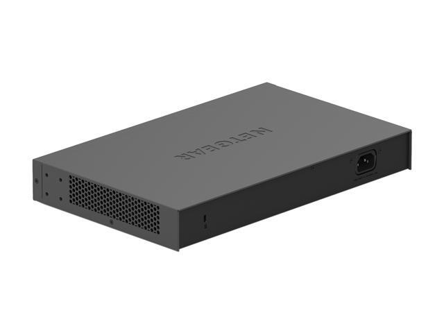 Netgear GS516UP 16-Port Gigabit Ethernet High-Power PoE+ Unmanaged Switch with 8-Ports PoE++ (380W), GS516UP-100NAS