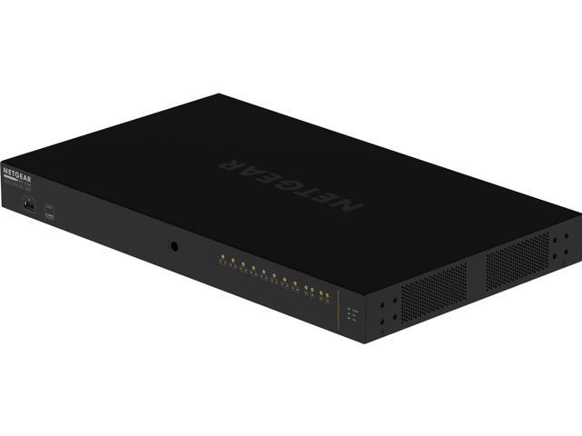 NETGEAR 8x1G PoE+ 240W 2x1G and 2xSFP+ Managed Switch AV Line M4250-10G2XF-PoE+, GSM4212UX-100NAS