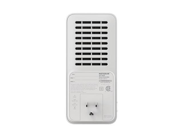 NETGEAR - EAX12 AX1600 WiFi 6 Mesh Wall Plug Range Extender - White - image 4