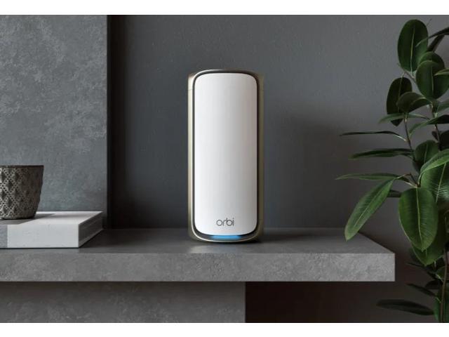 NETGEAR - Orbi 970 Series BE27000 Quad-Band Mesh Wi-Fi 7 System (3-pack) - White - image 4