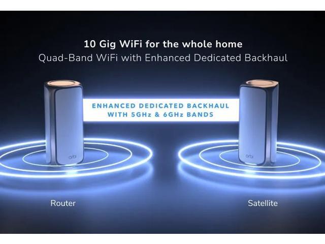 NETGEAR - Orbi 970 Series BE27000 Quad-Band Mesh Wi-Fi 7 System (3-pack) - White - image 8