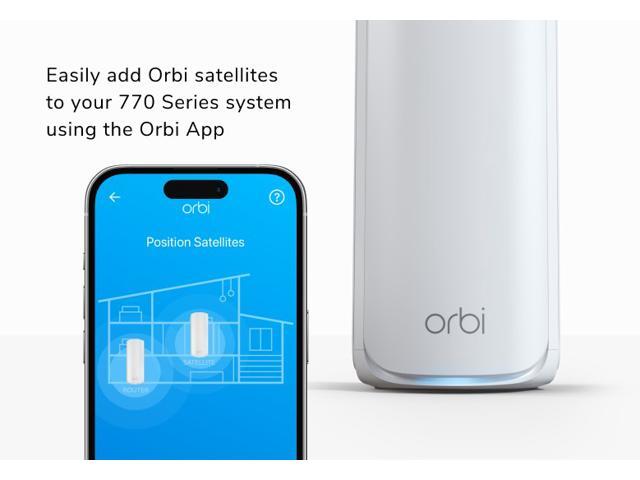 NETGEAR - Orbi 770 Series BE11000 Tri-Band Mesh Wi-Fi 7 Satellite - White - image 5