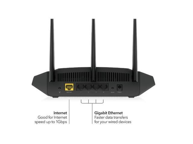 NETGEAR - Nighthawk AX3000 Dual-Band Wi-Fi 6 Router - Black - image 3