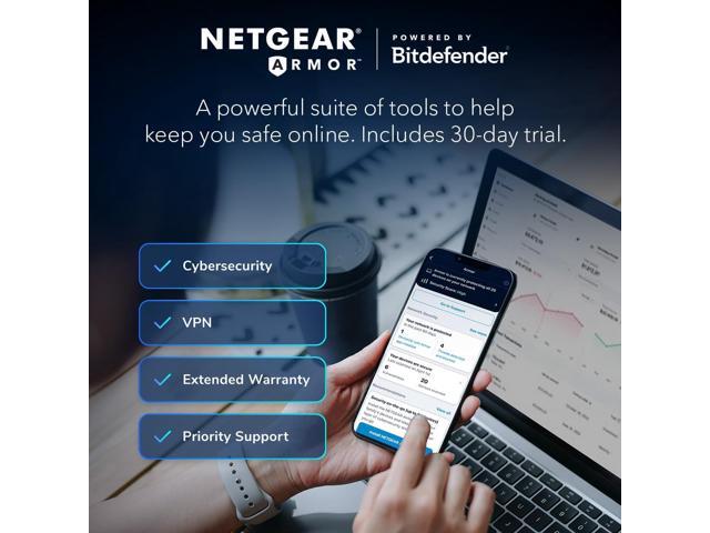 NETGEAR - Nighthawk BE12000 Tri-Band Wi-Fi 7 Router - Black - image 8