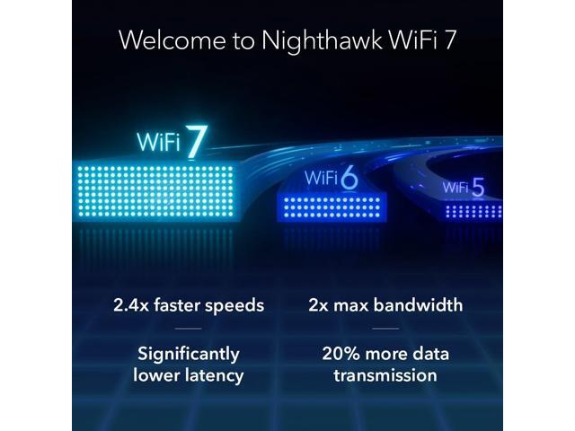 NETGEAR - Nighthawk BE18000 Tri-Band Wi-Fi 7 Router - Black - image 9