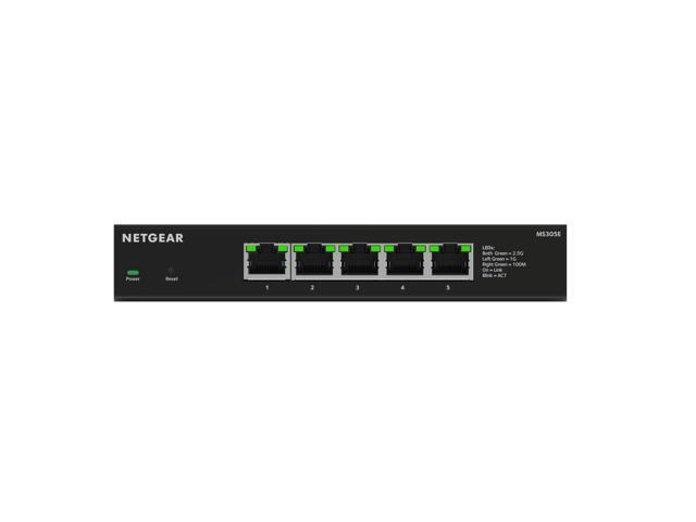 Netgear MS305E 5-Port Multi-Gigabit (2.5G) Ethernet Easy Smart Managed Essentials Switch, MS305E-100NAS