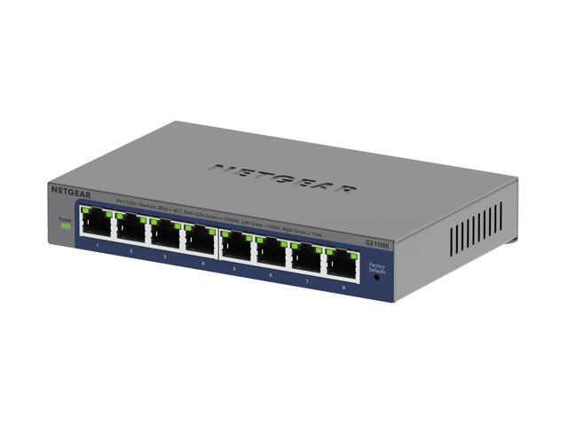 NETGEAR - Plus Series 8-Port Gigabit Ethernet Switch - Gray - image 3