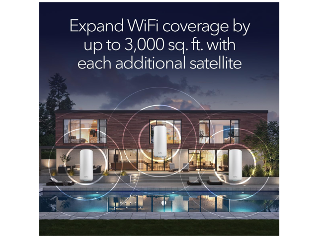 NETGEAR - Orbi 870 Series BE21000 Tri-Band Mesh Wi-Fi 7 System (3-pack) - White - image 5