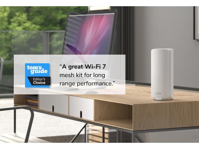 NETGEAR - Orbi 870 Series BE21000 Tri-Band Mesh Wi-Fi 7 System (3-pack) - White - image 4