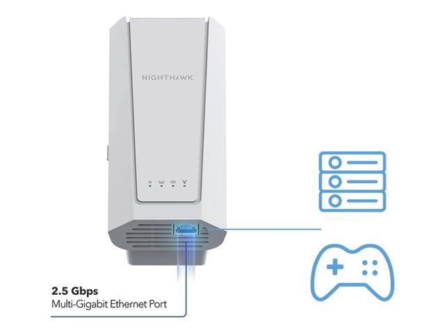 NETGEAR - BE5000 Dual-Band Wi-Fi 7 Wall Plug Range Extender - White - image 9