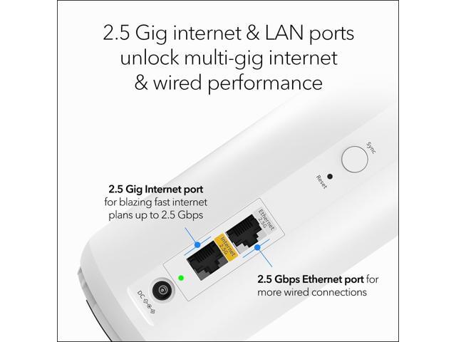 NETGEAR - Orbi 370 Series BE5000 Dual-Band Mesh Wi-Fi 7 System (4-pack) - White - image 5