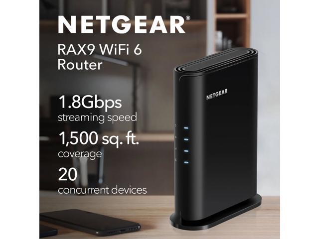 NETGEAR - Nighthawk AX1800 Dual-Band Wi-Fi Router - Black - image 3