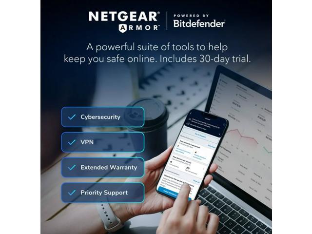 NETGEAR - Nighthawk AX1800 Dual-Band Wi-Fi Router - Black - image 8