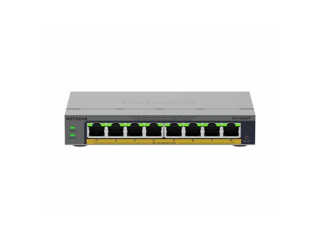 Netgear Business GS108EPP 8-Port Gigabit Easy Smart PoE+ Switch