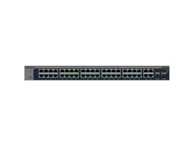 Netgear S3600 Series XS748TM 44-Port 10G/Multi-Gigabit Ethernet Smart Switch with 4 SFP+ Ports