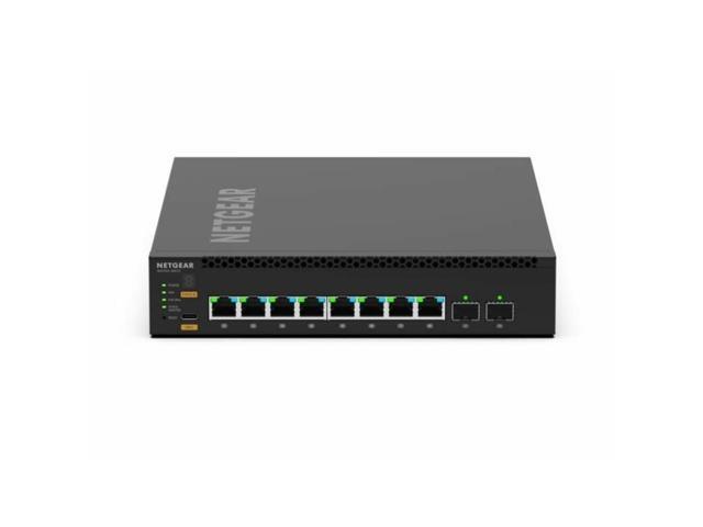 Netgear AV Line M4350-8M2V 8-Port Managed Switch, 2.5G/10G/25G Multi-Gigabit Ethernet