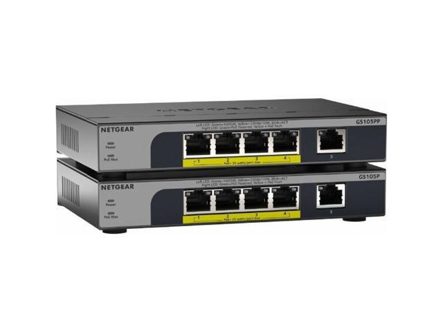 Netgear Business GS105P 5-Port Gigabit Ethernet Unmanaged PoE Switch