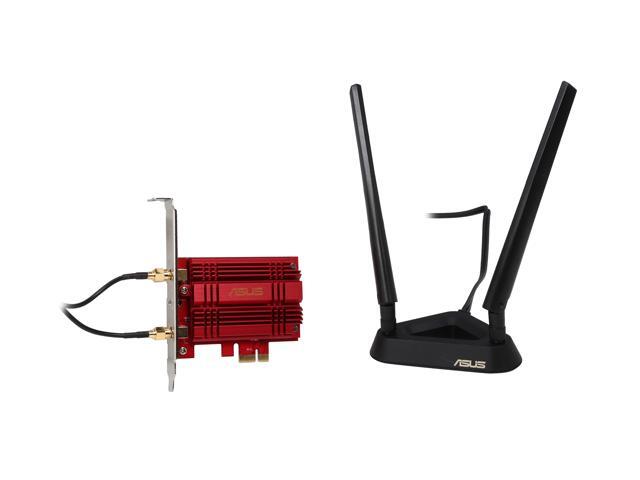ASUS PCE-AC56 2x2 802.11ac WiFi AC1300 PCIe Adapter
